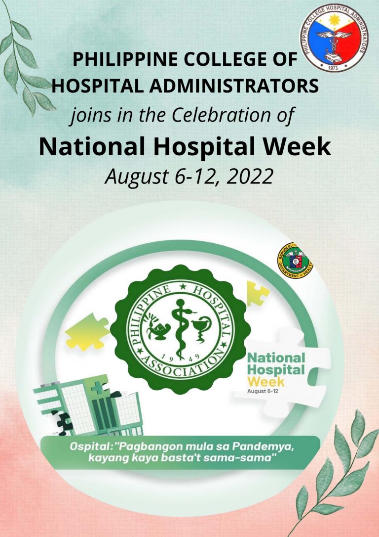 National Hospital Week The Philippine College of Hospital